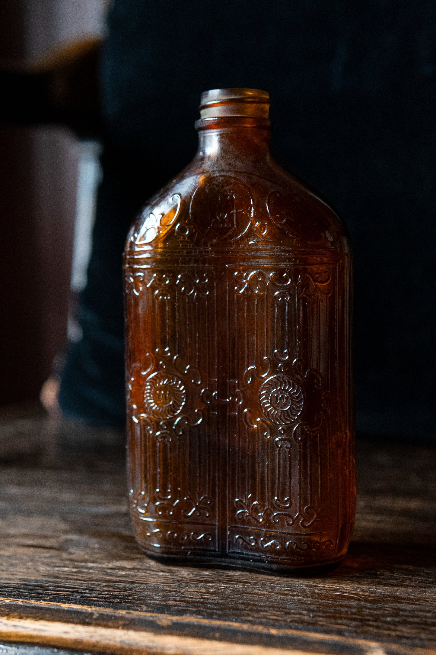 Antique art nouveau style bottle