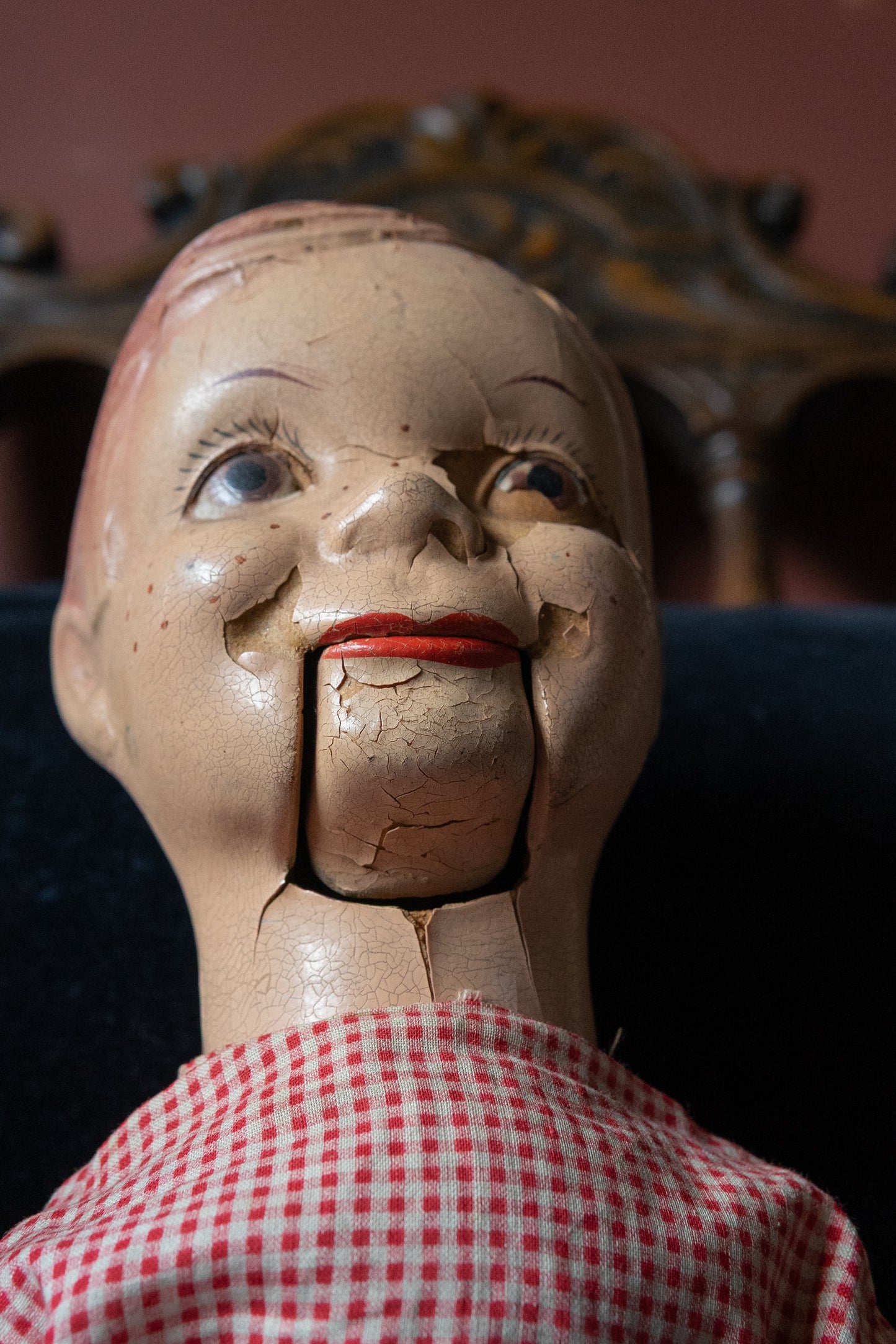 Antique ventriloquist dummy