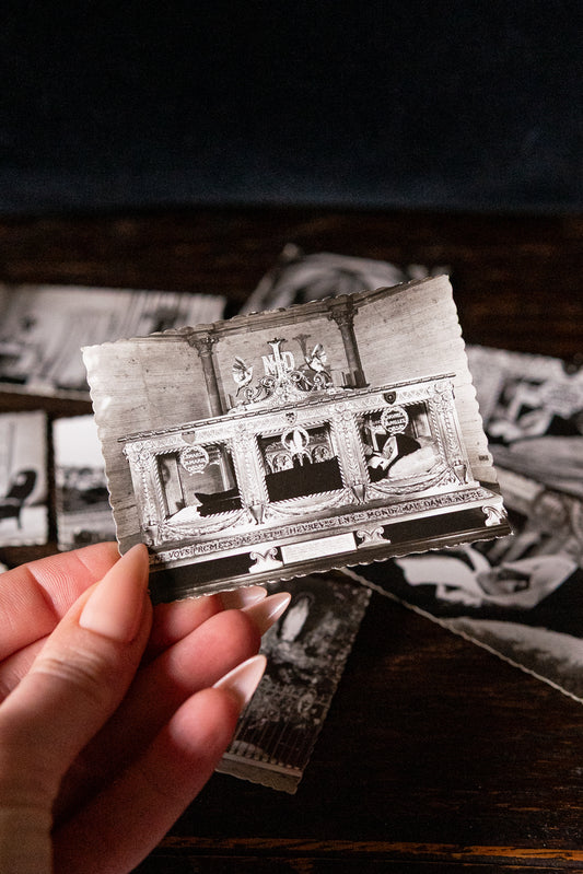 Saint Bernadette post mortem souvenir cards