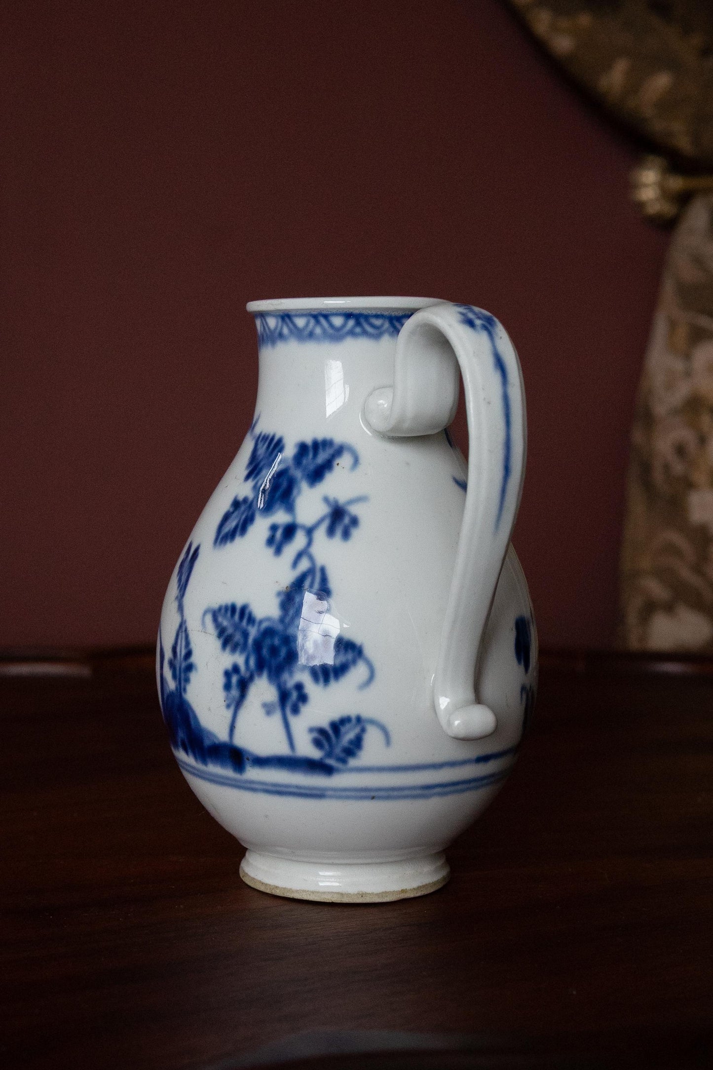 18th century Royal Vienna blue and white creamer