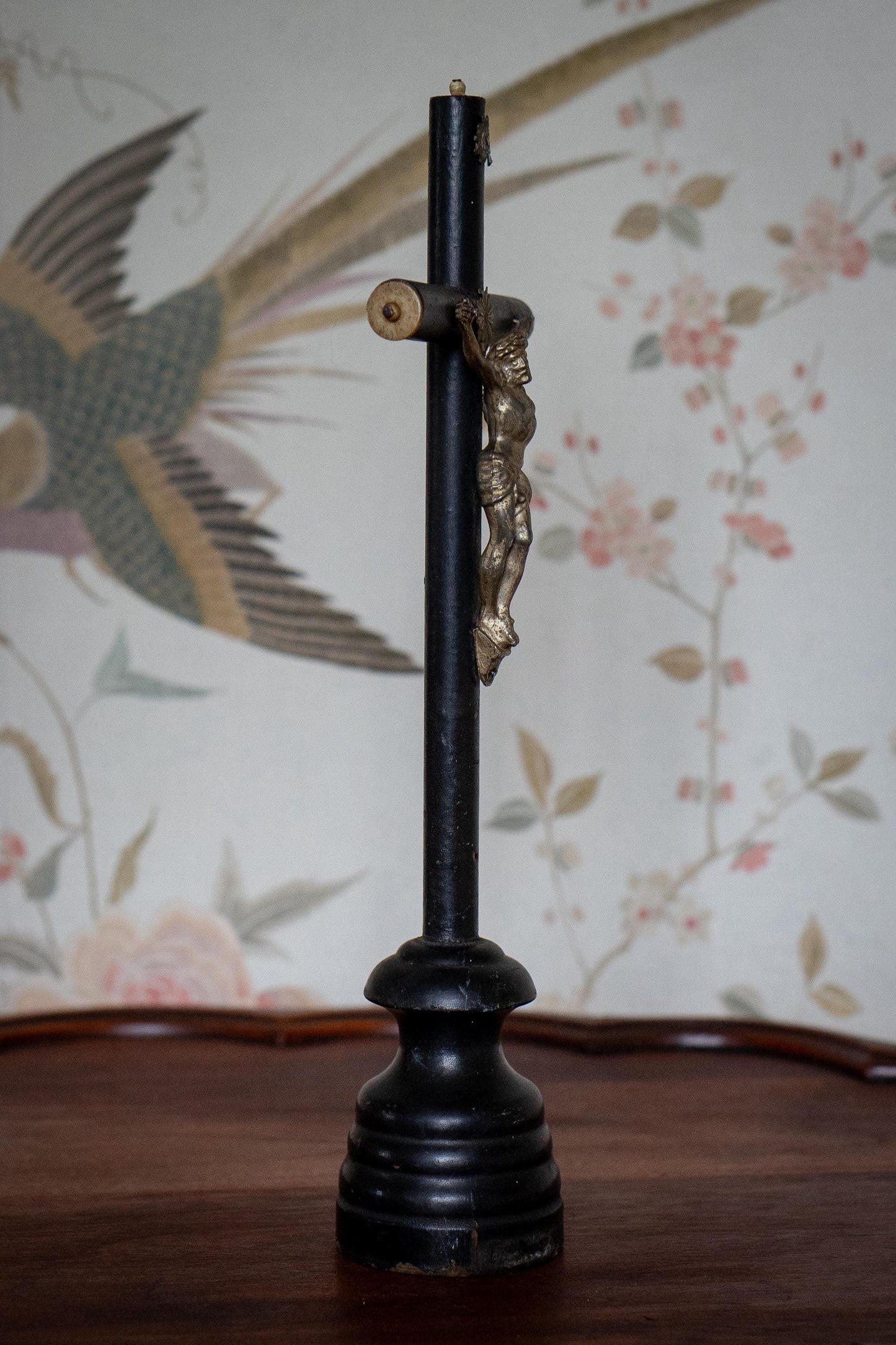 Antique Catholic Crucifix c.1900. French Altar Cross