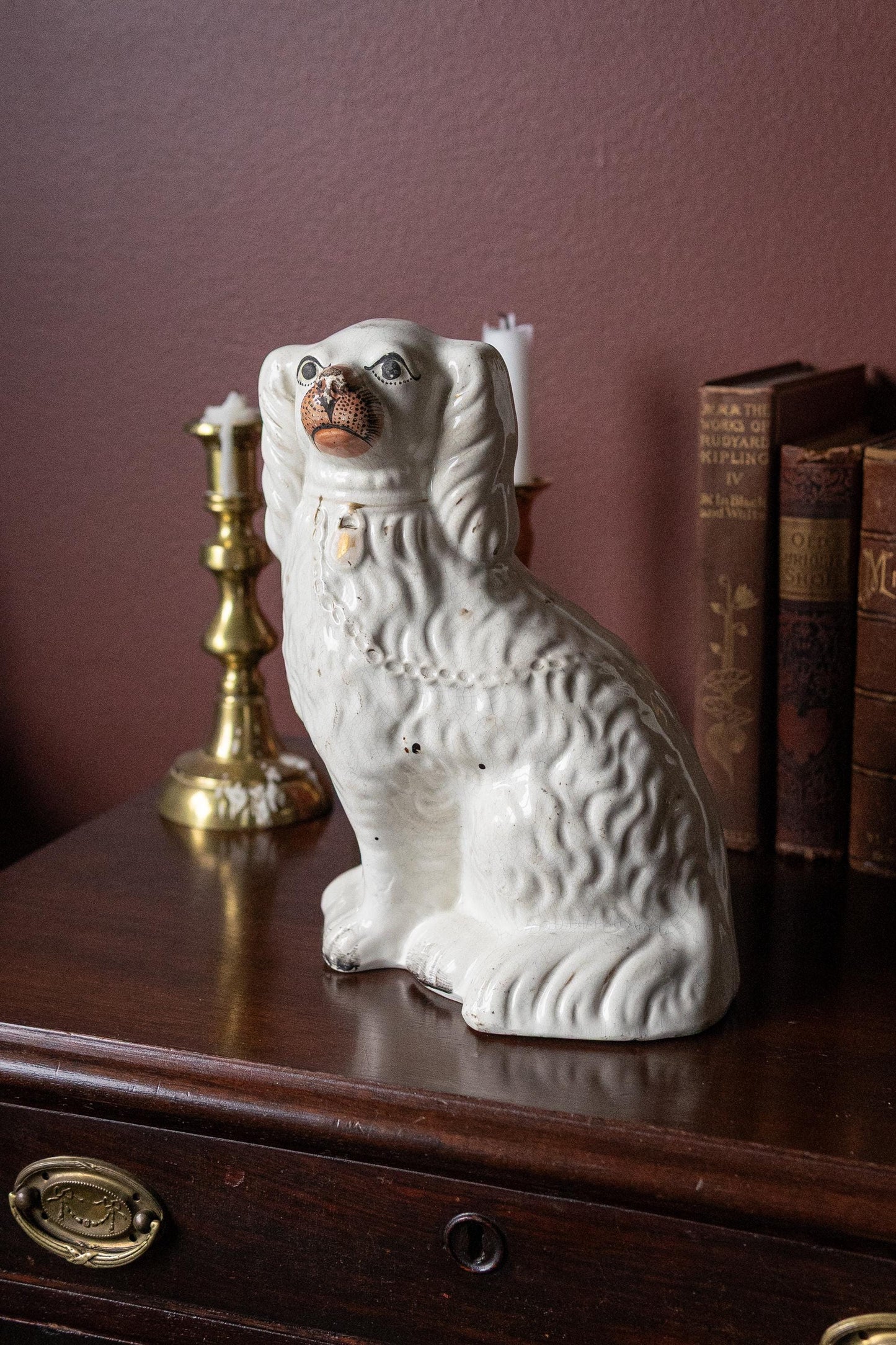 Victorian Staffordshire Spaniel Figurine