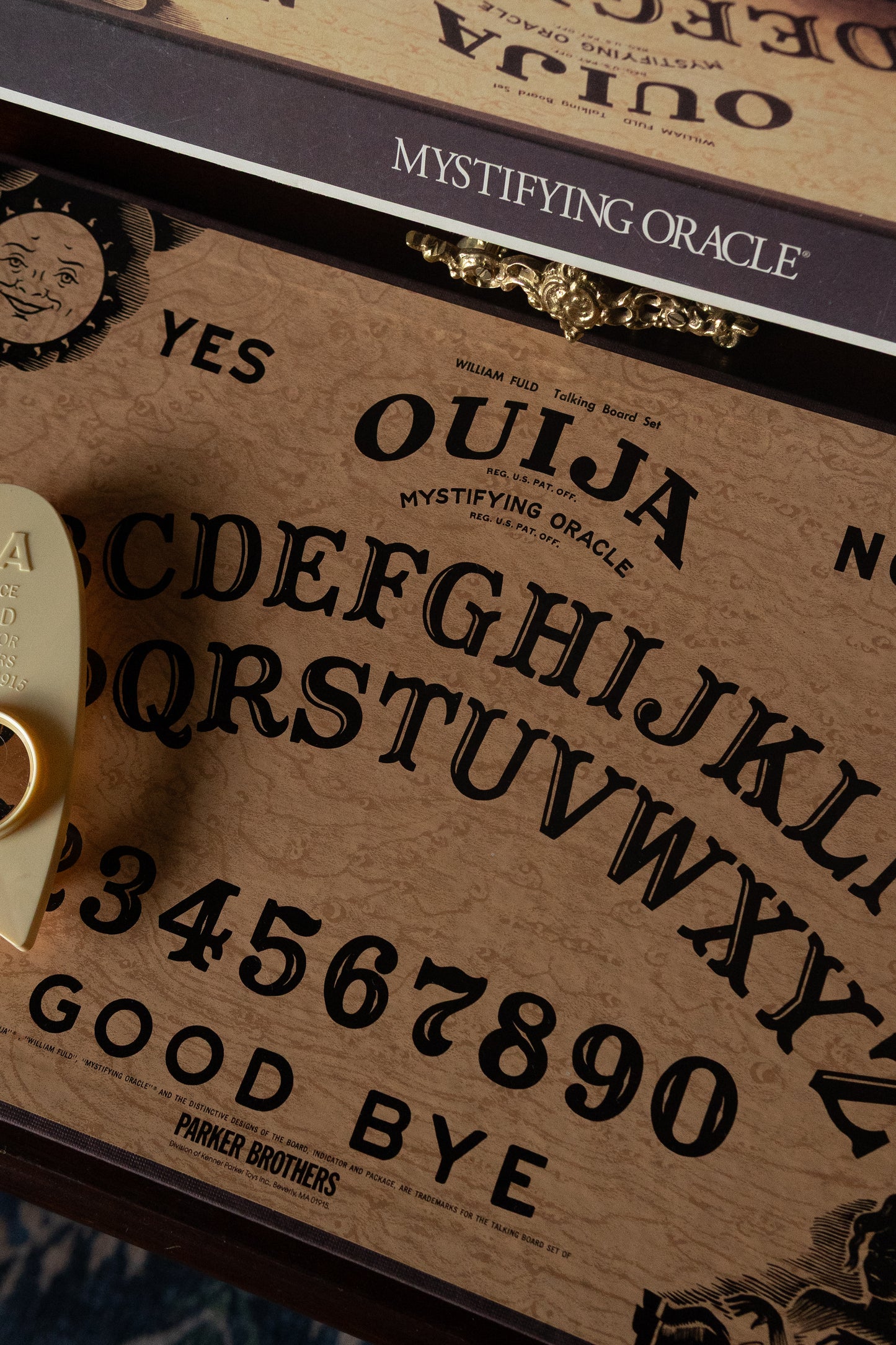 Vintage Ouija board with original planchette