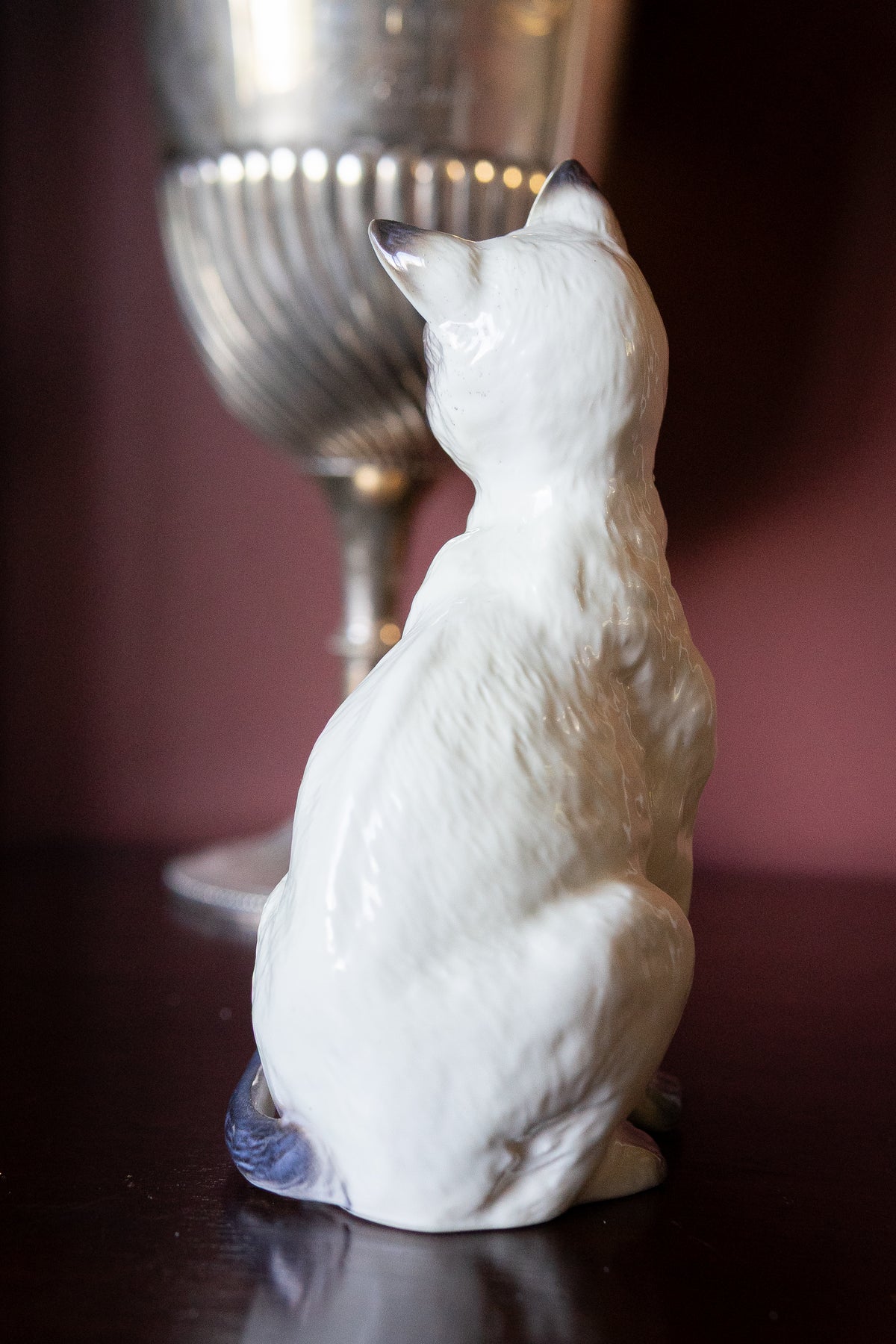 Vintage mid-century siamese cat figurine