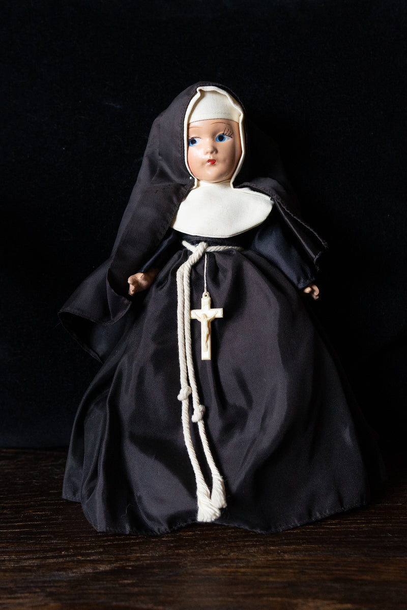 Vintage Composite Nun Doll