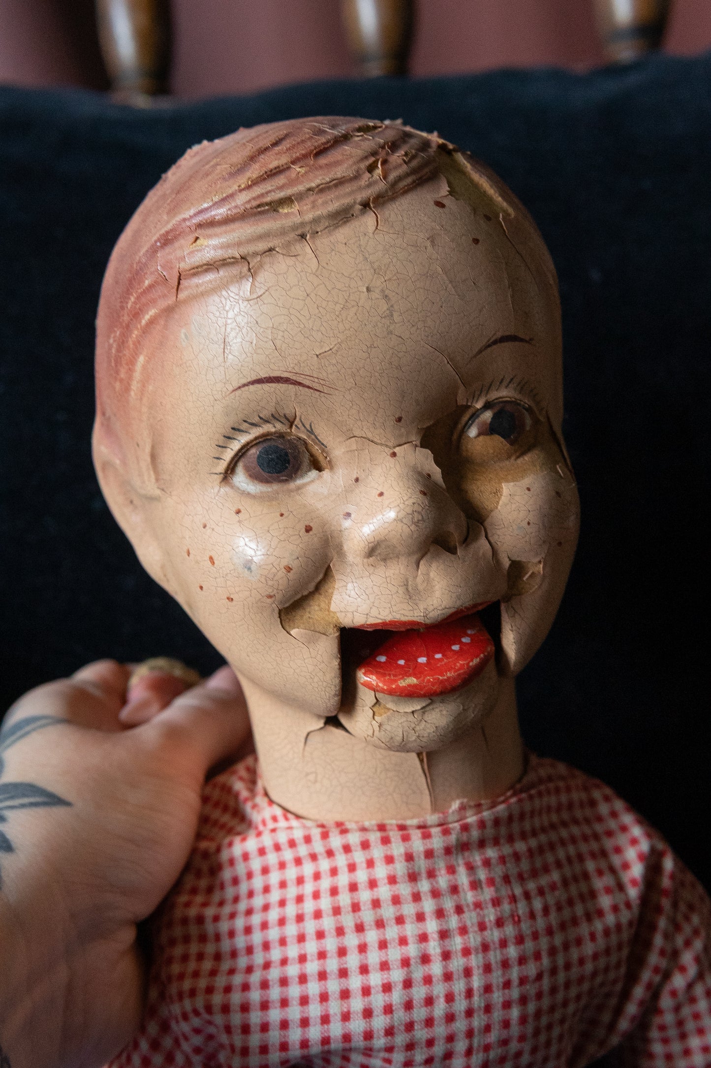 Antique ventriloquist dummy