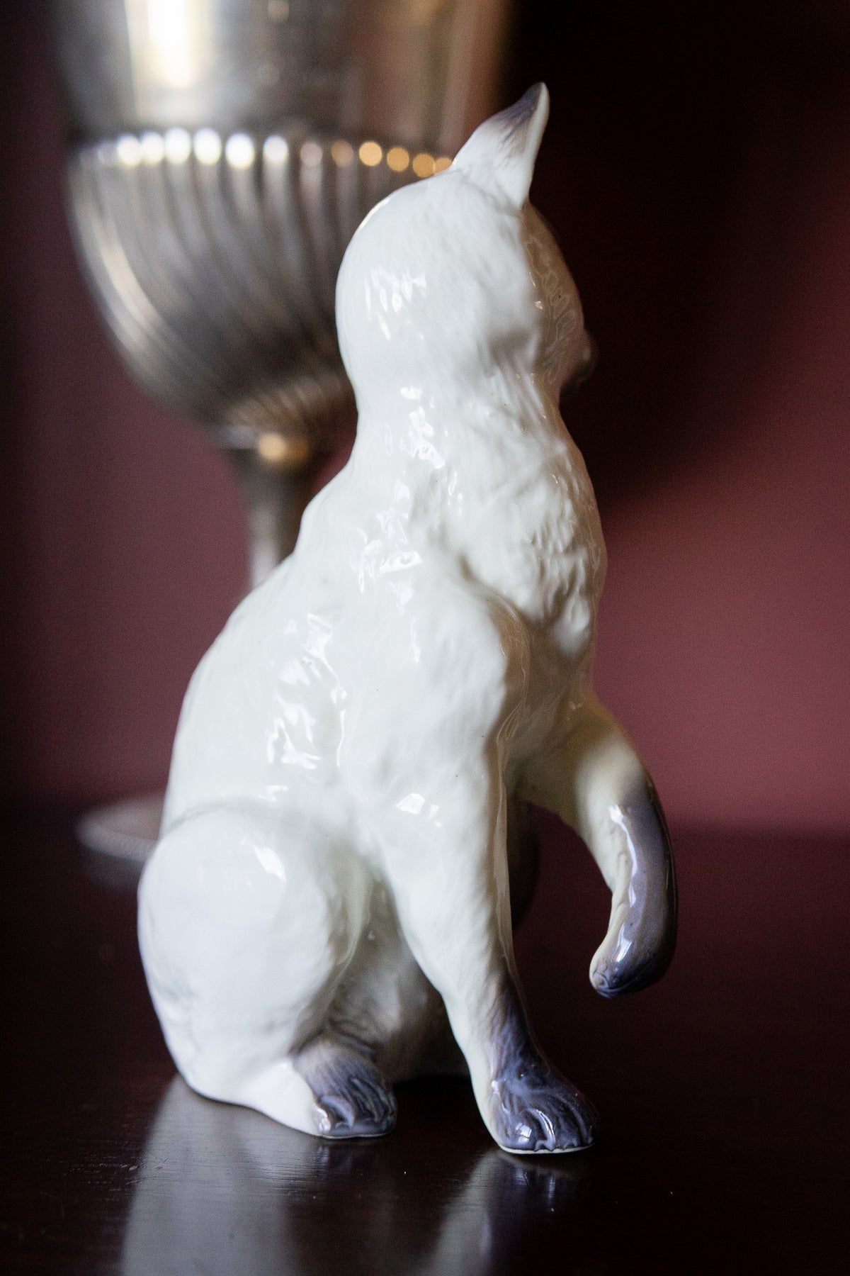 Vintage mid-century siamese cat figurine