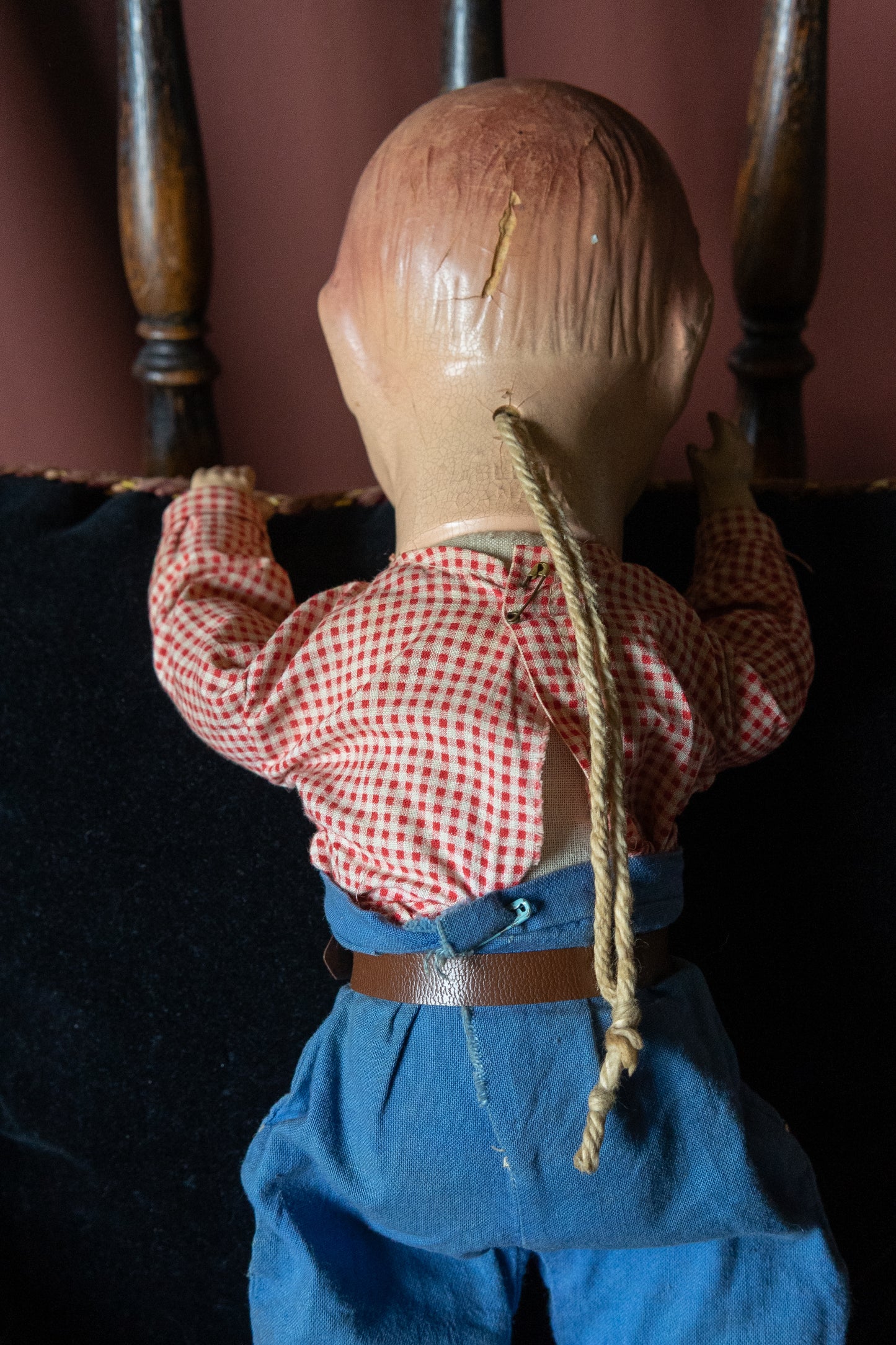 Antique ventriloquist dummy