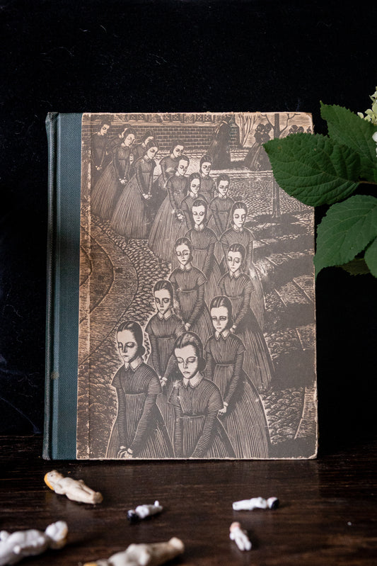 1943 Jane Eyre by Charlotte Brontë. Fritz Eichenberg illustrated edition