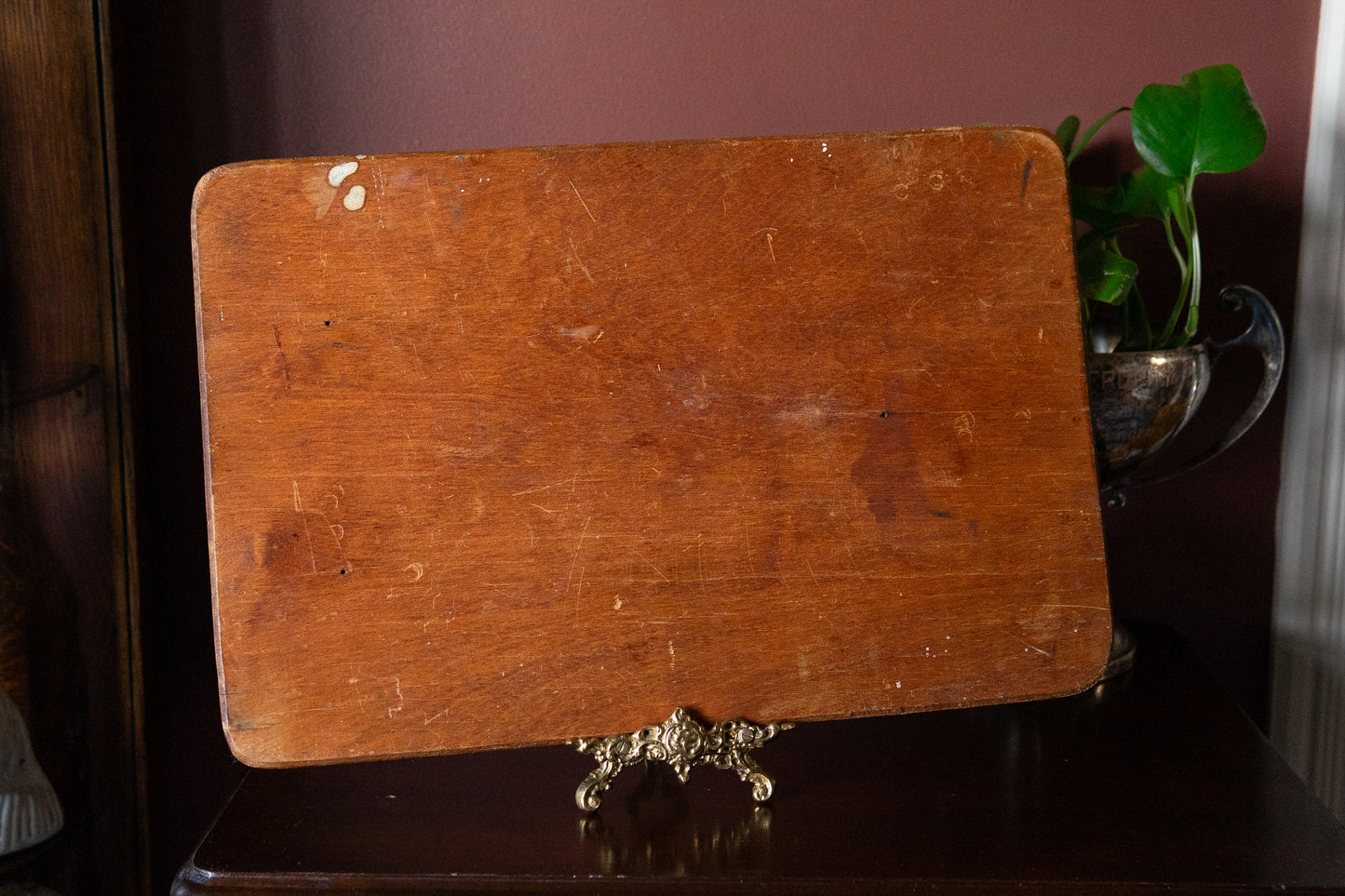 Early 20th century wood ouija talking bord