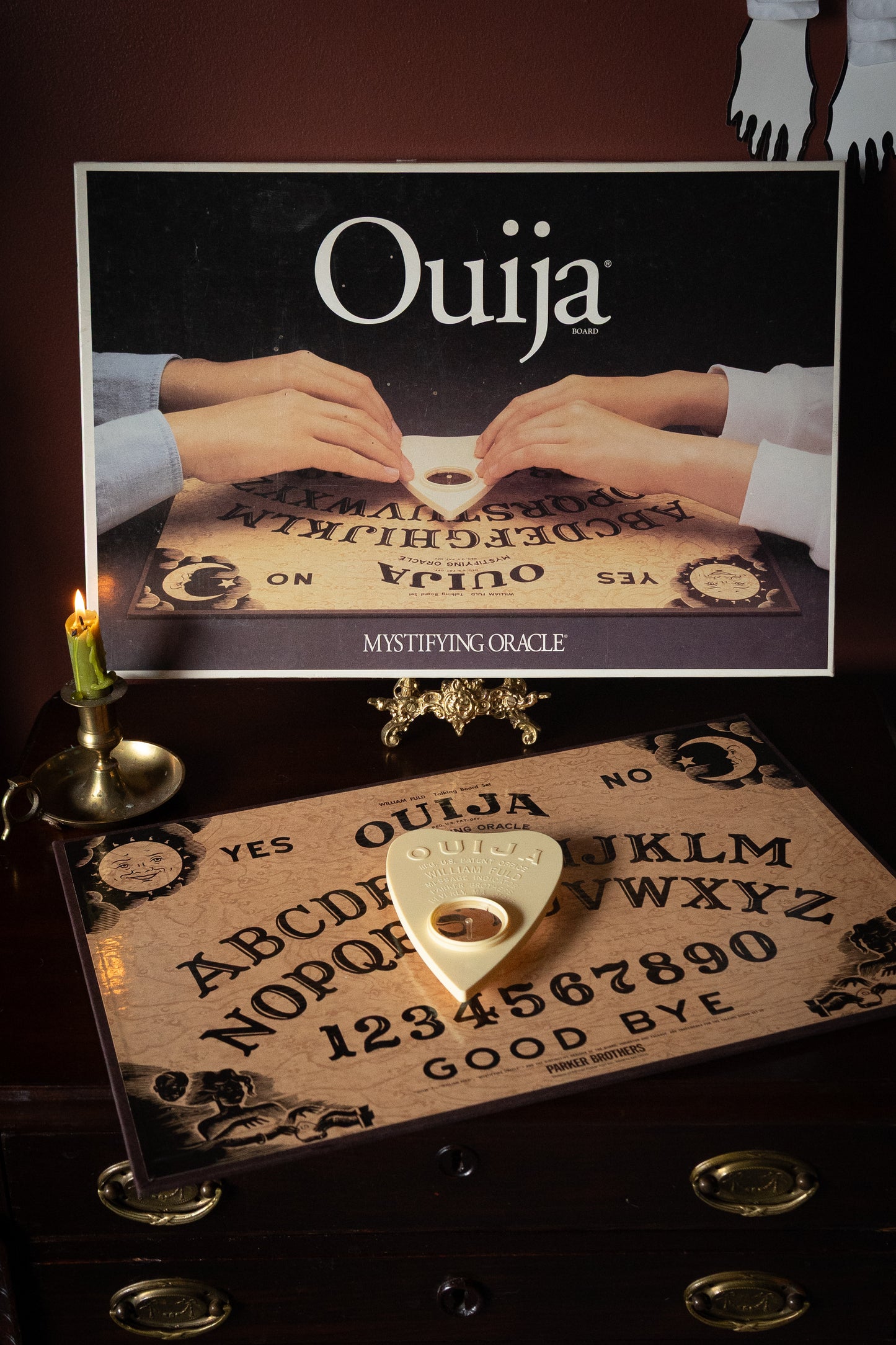 Vintage Ouija board with original planchette