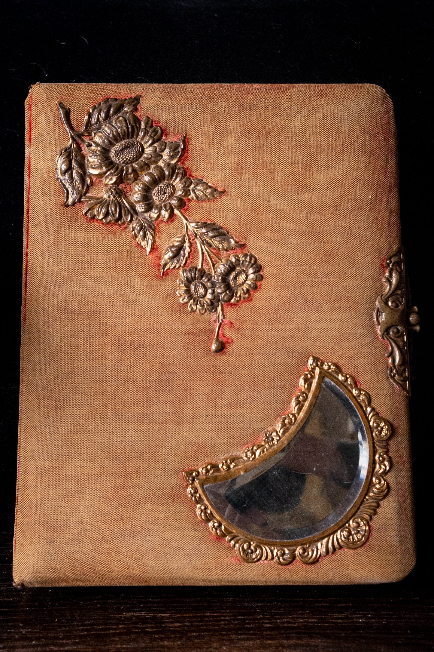 Victorian Photo Album with Beveled Mirror