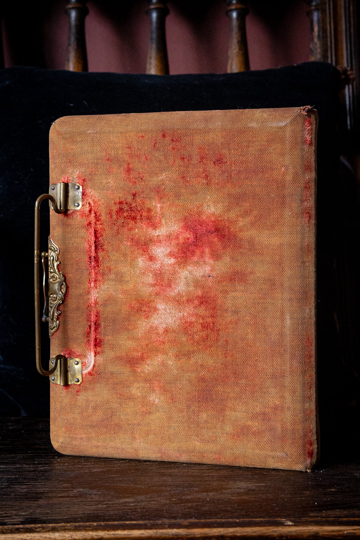 Victorian Photo Album with Beveled Mirror