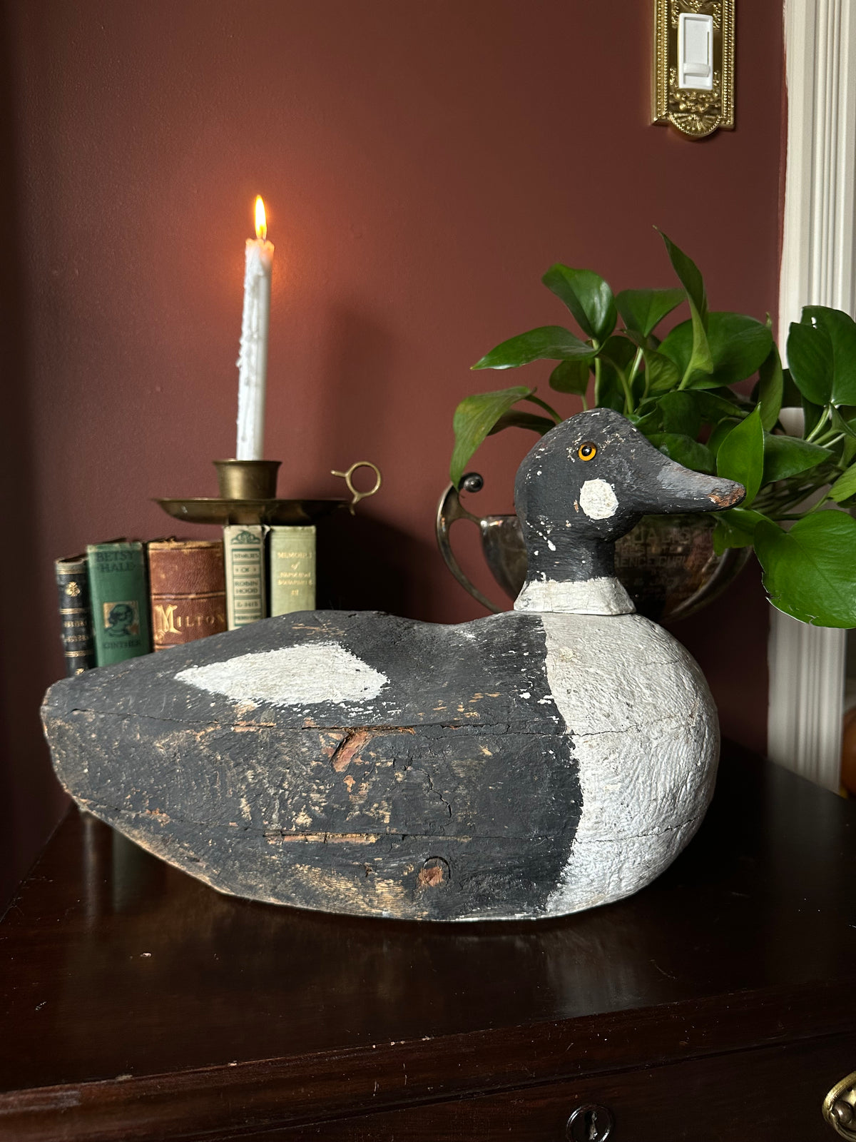 Antique Folk Art Duck Decoy