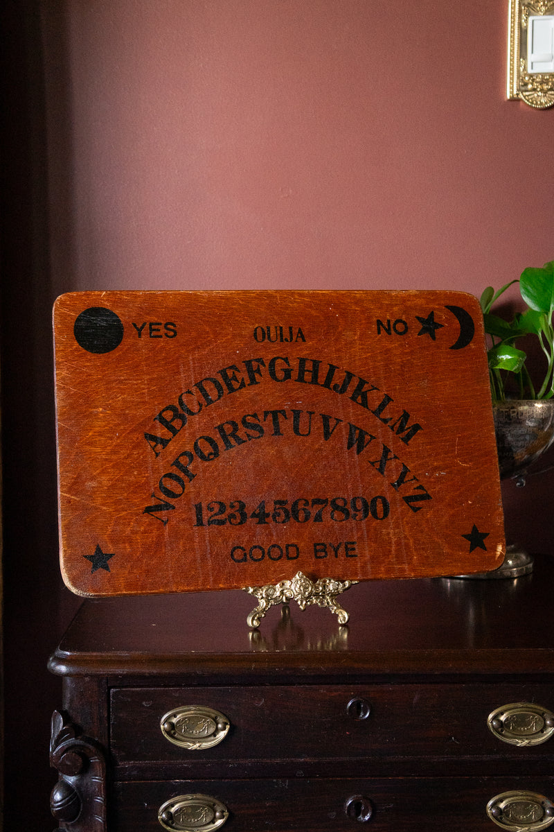 Early 20th century wood ouija talking bord