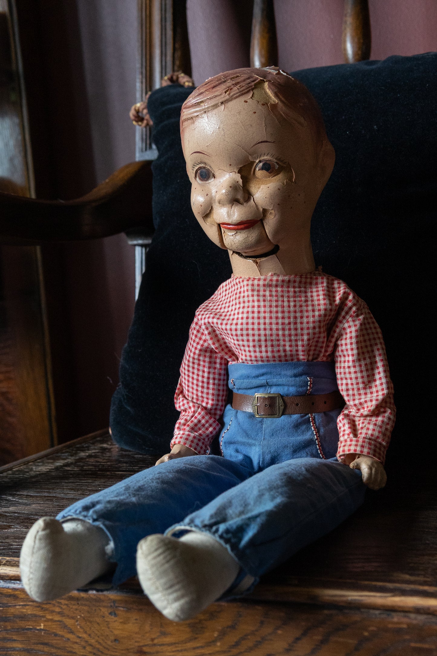 Antique ventriloquist dummy