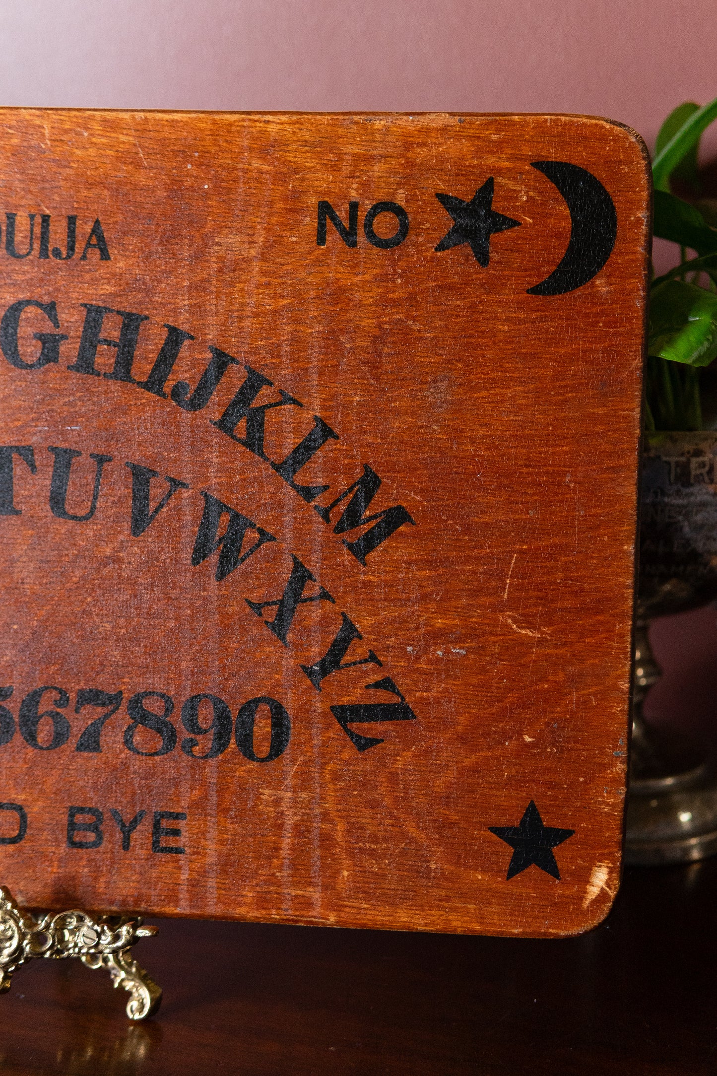 Early 20th century wood ouija talking bord