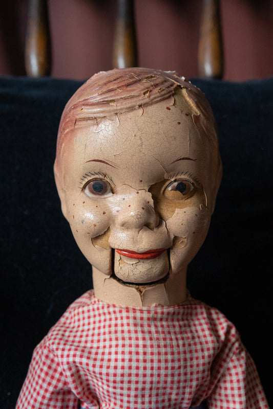 Antique ventriloquist dummy