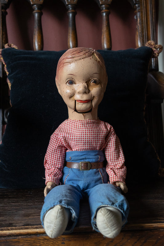 Antique ventriloquist dummy