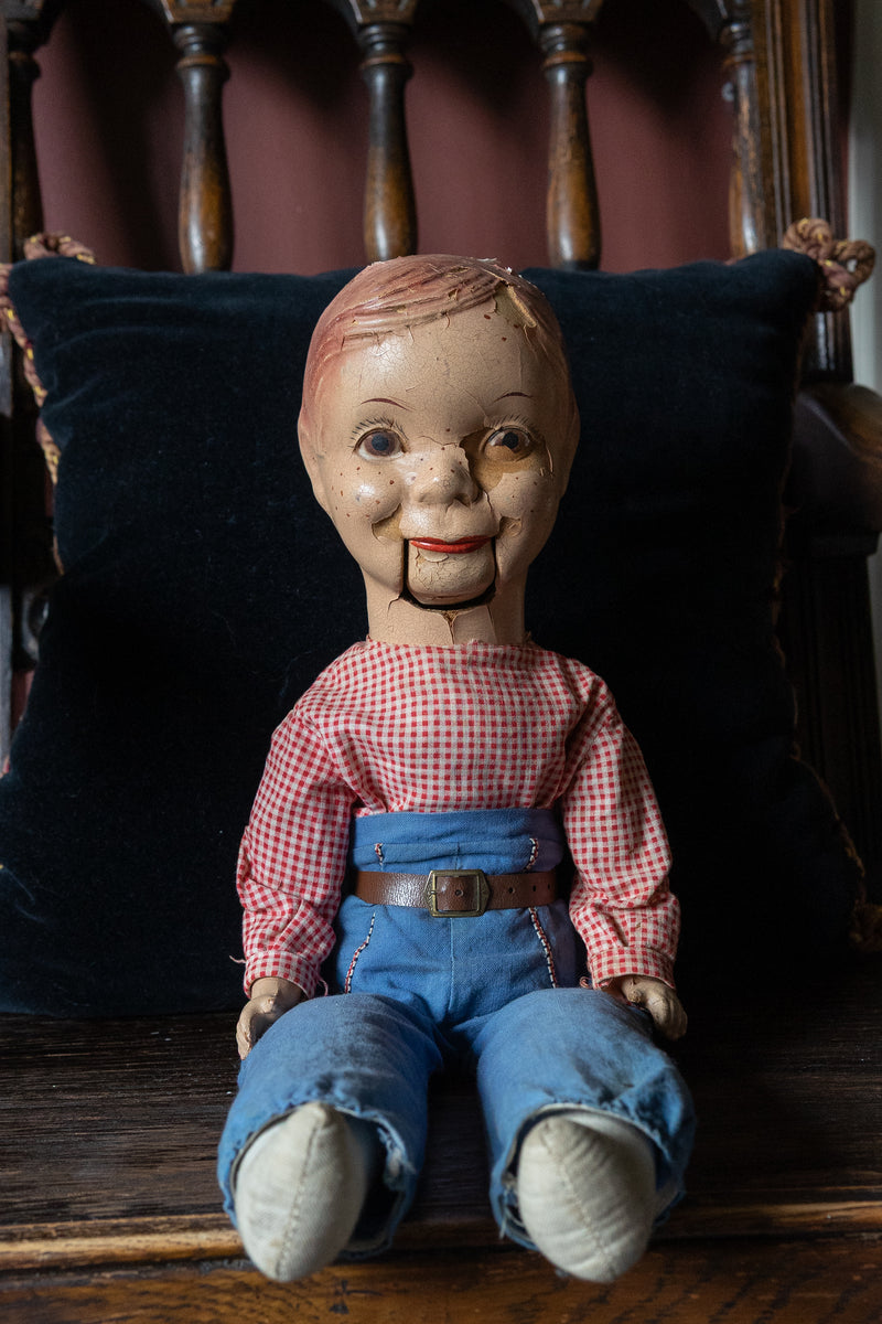 Antique ventriloquist dummy