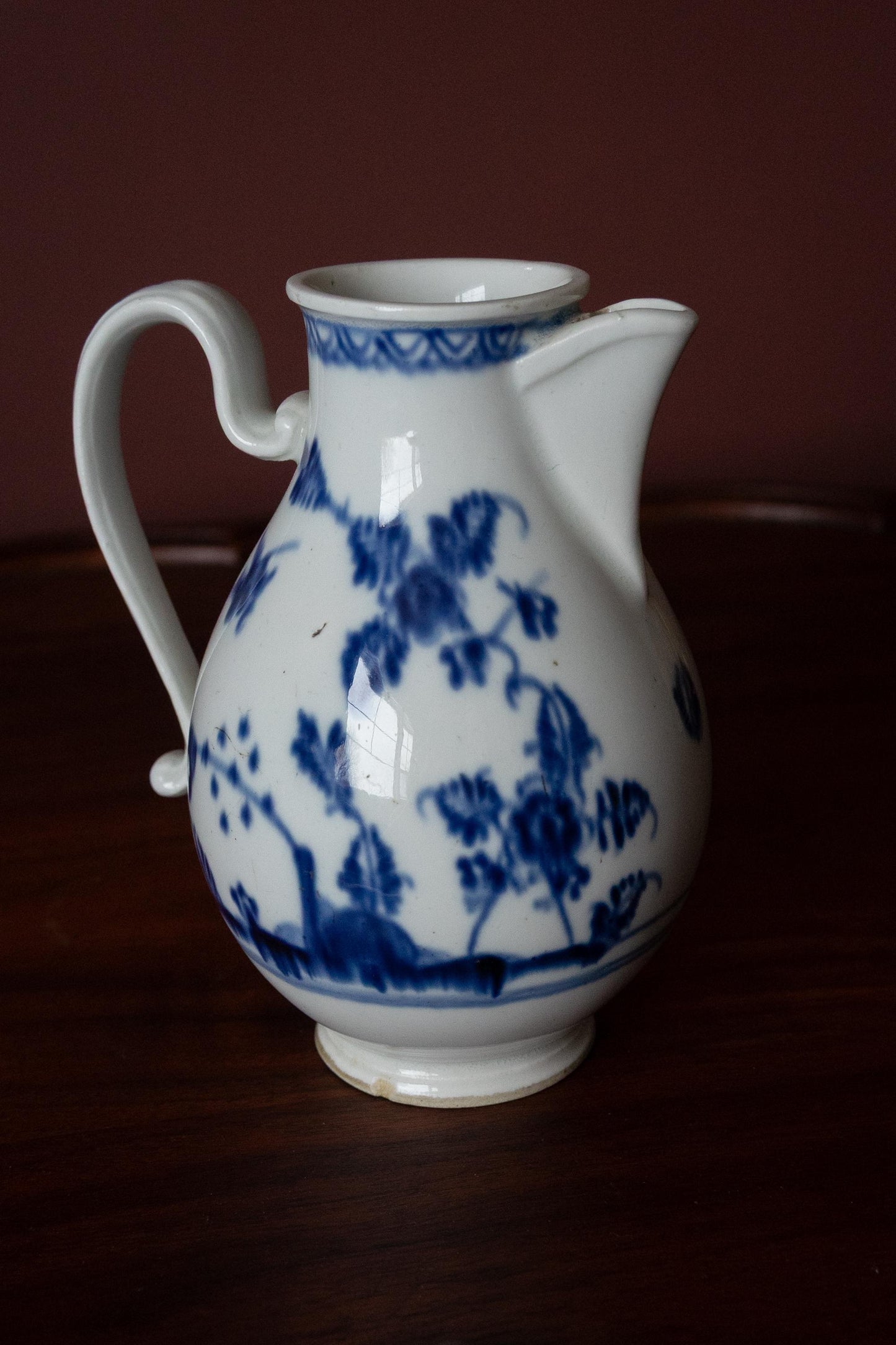 18th century Royal Vienna blue and white creamer