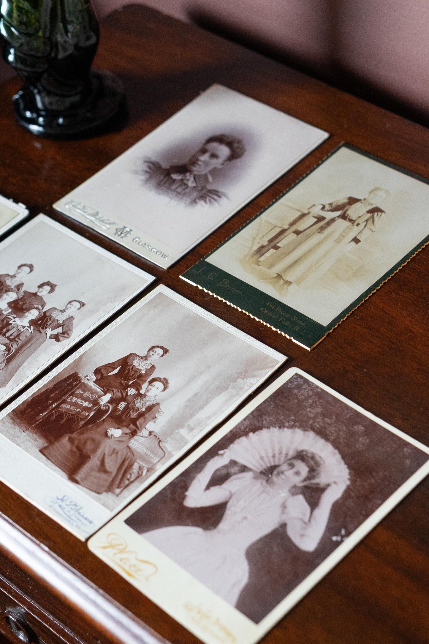 The victorian divas Set of 6 Antique Victorian Portrait Photos CDV cabinet cards