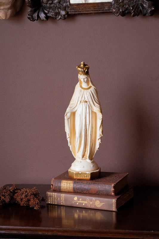 Antique plaster Statue Notre Dame du Cap Figure
