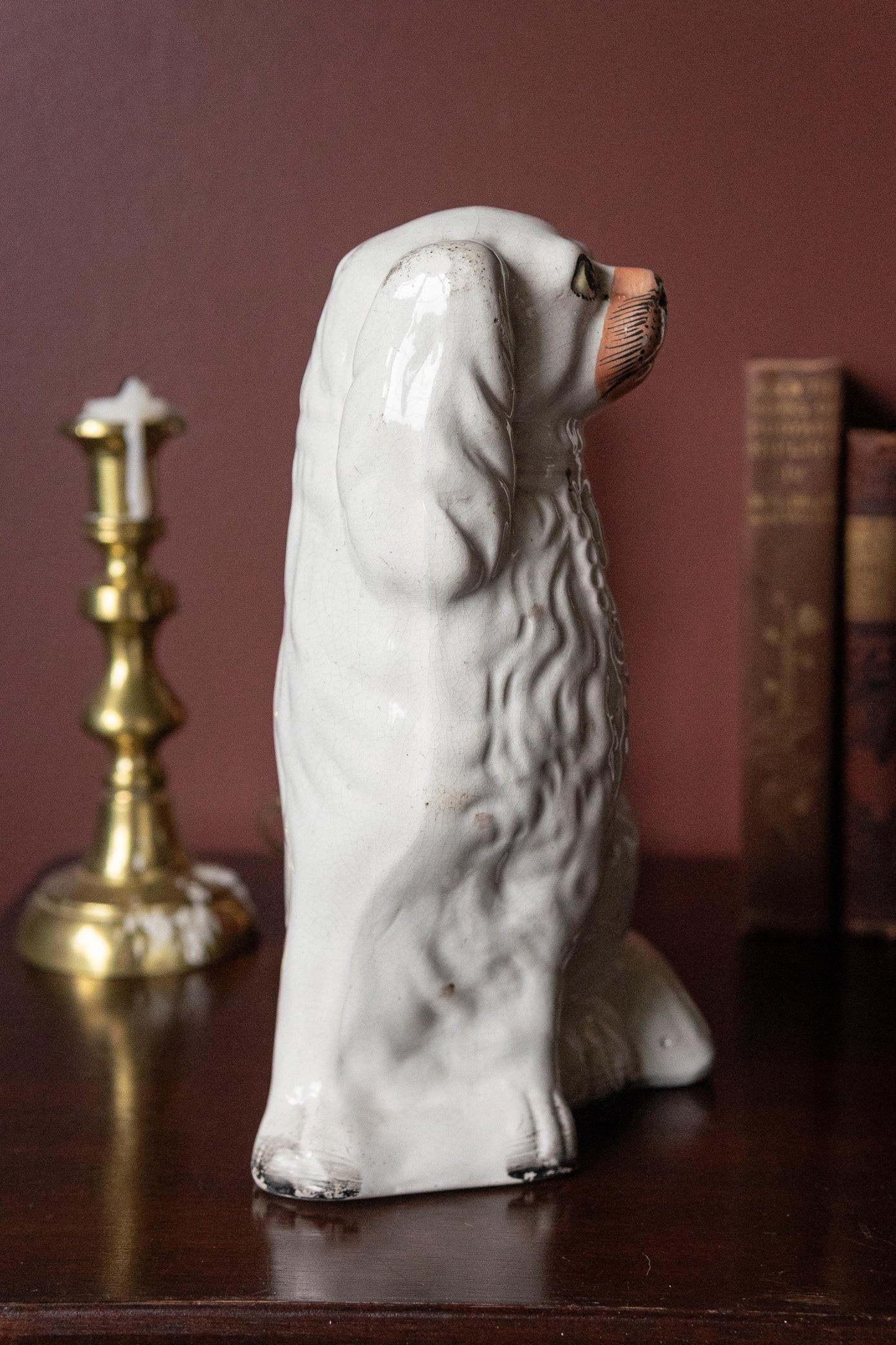 Victorian Staffordshire Spaniel Figurine