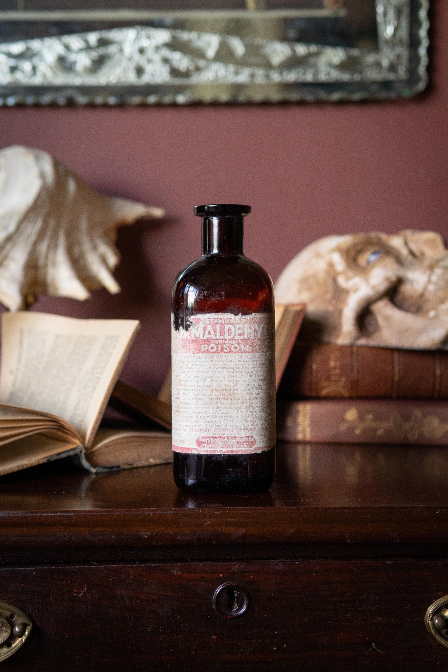 Antique Formaldehyde Poison Bottle