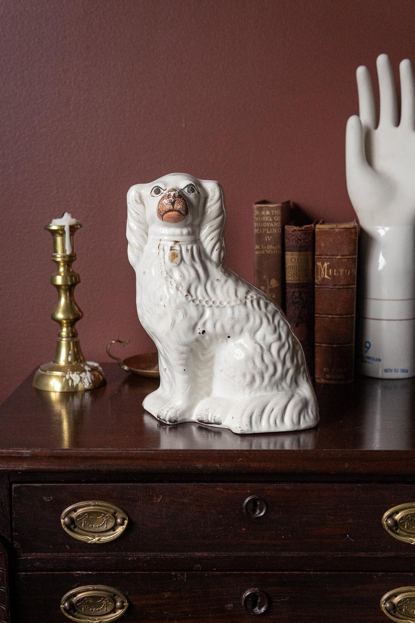 Victorian Staffordshire Spaniel Figurine